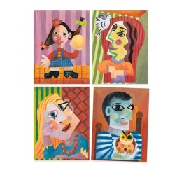 Inspired By Pablo Picasso : La tête au carré - Djeco