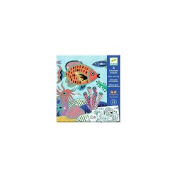 Coloriages brillants Sous la mer - Djeco | K'Ado Mino
