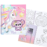 Ylvi Album à colorier avec paillettes licorne | K'Ado Mino