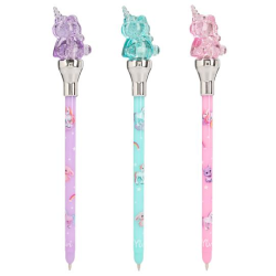 Ylvi Stylo à bille avec licorne et lumière LED | K'Ado Mino
