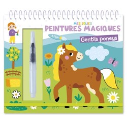 Mes jolies peintures magiques – Gentils poneys | K'Ado Mino