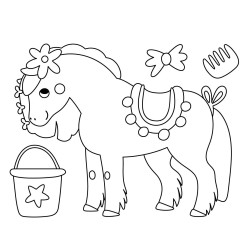 Mes jolies peintures magiques – Gentils poneys | K'Ado Mino
