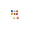Maquillage palette 6 couleurs effet métal - Djeco