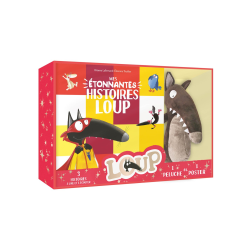 COFFRET PELUCHE HISTOIRES LOUP - auzou | K'Ado Mino