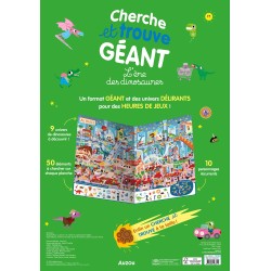 Cherche et Trouve Géant - L'ère des Dinosaures | K'Ado Mino