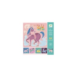 Pochoirs chevaux - Djeco | K'Ado Mino