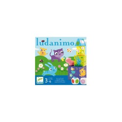 3 jeux pour les petits Ludanimo - Djeco | K'Ado Mino