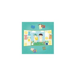 Stickers repositionnables les habits - Djeco | K'Ado Mino