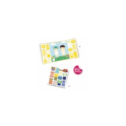 Stickers repositionnables les habits - Djeco | K'Ado Mino