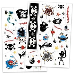Tatouages pirates - Djeco | K'Ado Mino