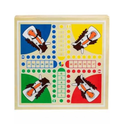 Jeu de Plateau - Coffret Jeux en bois 5 en 1 (Échecs,