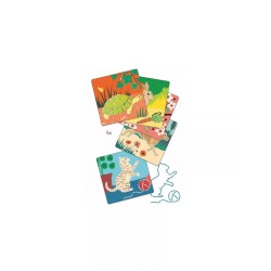 Pochoirs petits compagnons - Djeco | K'Ado Mino
