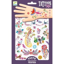 Tatouages Plume color - Djeco | K'Ado Mino