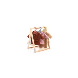 Portant vêtements et 3 cintres Pomea - Djeco | K'Ado Mino