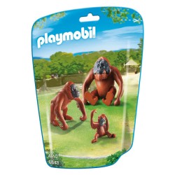 Playmobil City Life 6648 Deux orangs-outangs avec bébé