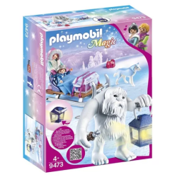 Playmobil Magic Le palais de Cristal 9473 Yéti avec traineau