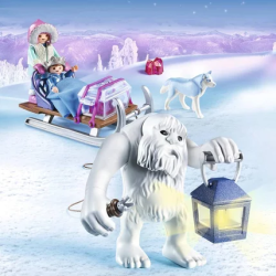 Playmobil Magic Le palais de Cristal 9473 Yéti avec traineau