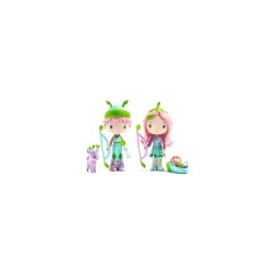 Lily & Sylvestre - Figurines Tinyly - Djeco | K'Ado Mino