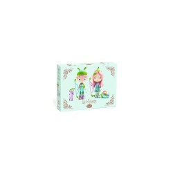 Lily & Sylvestre - Figurines Tinyly - Djeco | K'Ado Mino