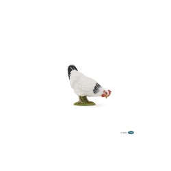 Poule blanche picorant - Papo | K'Ado Mino