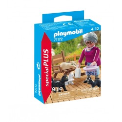 Playmobil® - Grand-mère avec chats - 71172 - Playmobil® La