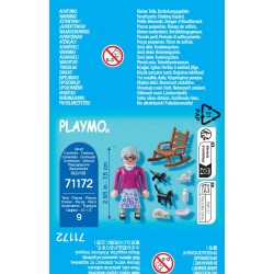 Playmobil® - Grand-mère avec chats - 71172 - Playmobil® La