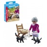 Playmobil® - Grand-mère avec chats - 71172 - Playmobil® La