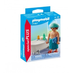 Playmobil® - Homme et baignoire - 71167 - Playmobil® City