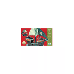 Bateau pirate décor Pop to play 3D - Djeco | K'Ado Mino