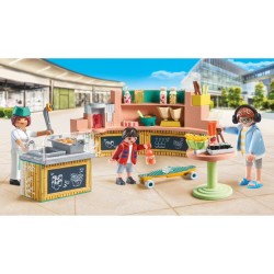 Playmobil My Life - Stand de restauration rapide