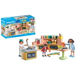 Playmobil My Life - Stand de restauration rapide