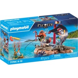 Pirate Avec Radeau Flottant et Tresor | K'Ado Mino