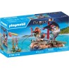 Pirate Avec Radeau Flottant et Tresor | K'Ado Mino