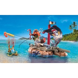 Pirate Avec Radeau Flottant et Tresor | K'Ado Mino