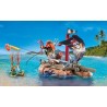 Pirate Avec Radeau Flottant et Tresor | K'Ado Mino