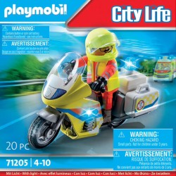 Playmobil City Life - Urgentiste avec moto | K'Ado Mino