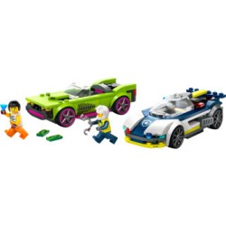 LEGO City 60415 La Course-Poursuite entre la Voiture de Police et la Super Voiture