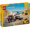 Le camion remorque avec hélicoptère LEGO Creator 31146