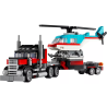 Le camion remorque avec hélicoptère LEGO Creator 31146
