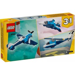 LEGO Creator 31160 - Aéronef : l'avion de course 3-en-1