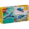 LEGO Creator 31160 - Aéronef : l'avion de course 3-en-1