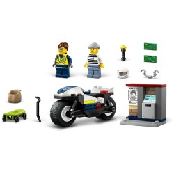 LEGO City La course-poursuite en moto de police | K'Ado Mino