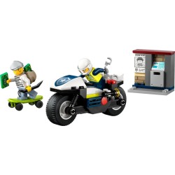 LEGO City La course-poursuite en moto de police | K'Ado Mino