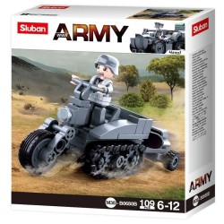 Army WWII : Motochenille allemand 109 pcs - Sluban