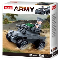 Army WWII : Véhicule blindé allemand 79 pcs - Sluban