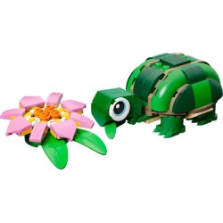 La tortue et la fleur de nénuphar LEGO Creator | K'Ado Mino
