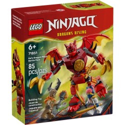 LEGO Ninjago 71851 – Pack de combat : le robot dragon de Kai