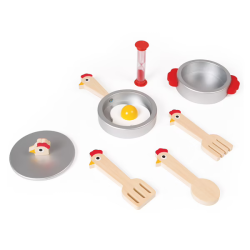 Cuisine en bois Cocotte Janod dès 3 ans | Kadomino
