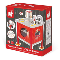 Cuisine en bois Cocotte Janod dès 3 ans | Kadomino
