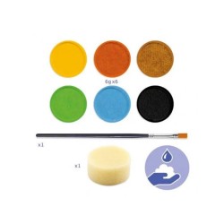 Maquillage palette 6 couleurs NATURE | K'Ado Mino